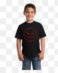 Evil Smiley Face T - Shirt Chemistry T Shirts Emoji,Evil Emoticon :)