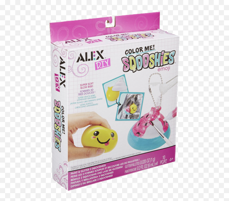 Color Me Sqooshies Emoji Alex Toys 1 - Alex Toys,Ball And Chain Emoji