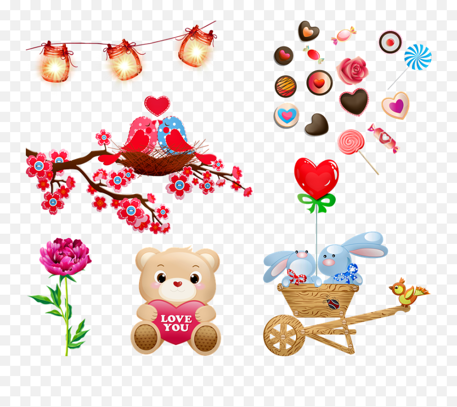 Valentines Day Clip Art - Png Valentines Day Clip Art Free Emoji,Bear Clip Art Emotions