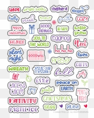 Christmas Printables Library - Sarah Titus From Homeless Dot Emoji,Emoji Stickers Dollar Tree