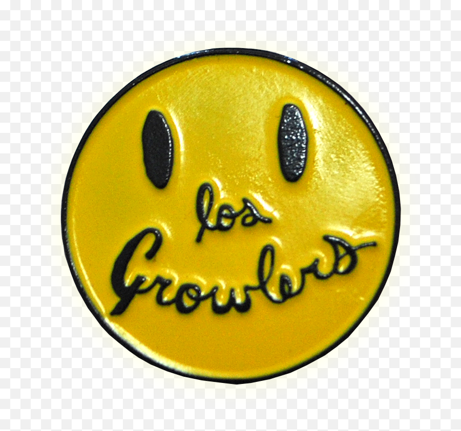 Smiley Pin - Growlers Emoji,Emoticon For Metal