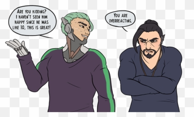 Stashofstripes - Fictional Character Emoji,Hanzo Feeling Emotions Comic