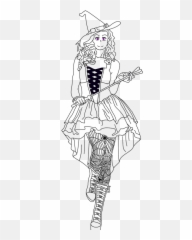 Bruja Angelica Gamergigonzalex - Illustrations Art Street Girly Emoji,Emoticon Cara Loca