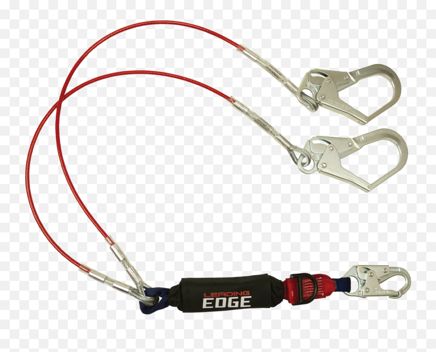 6u0027 Leading Edge Cable Energy Absorbing Lanyard Double - Leg With Srl Dring Falltech Emoji,Edge6 Emoticons Stopped Working