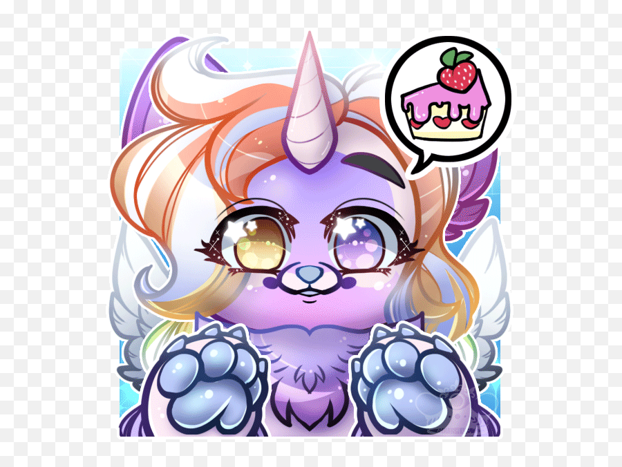 Chit Chat Icons - Unikitty By Whimsydreams Fur Affinity Fictional Character Emoji,Facebook Unikitty Emoticon