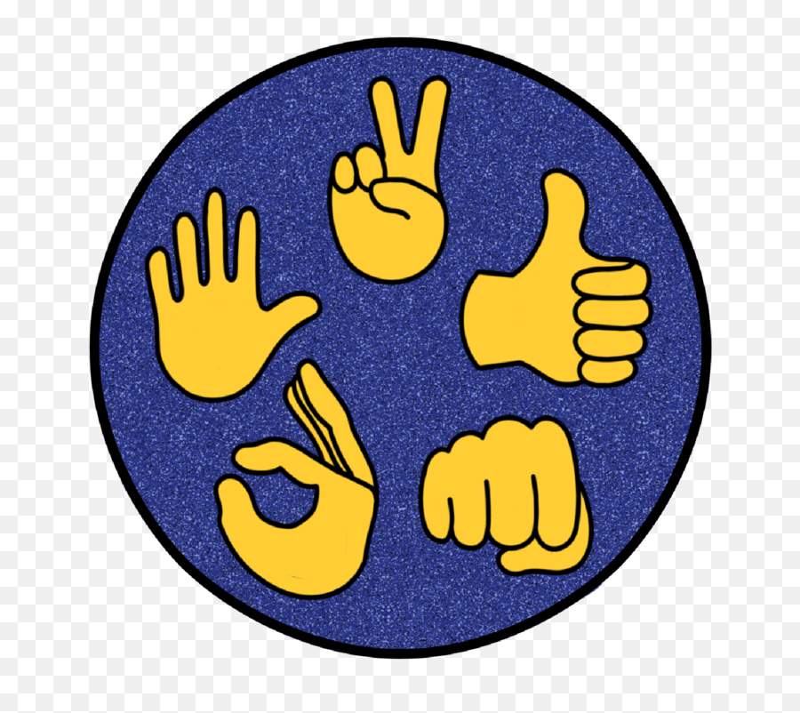 Die Cut - Sign Language Emoji,Emoji Land Musical