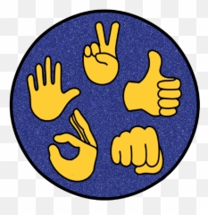 Die Cut - Sign Language Emoji,Emoji Land Musical
