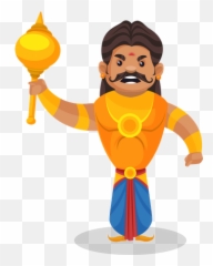 Best Premium Duryodhana Having Lunch Illustration Download - Duryodhana Cartoon Emoji,Emojis For Discord Ryo Ohki