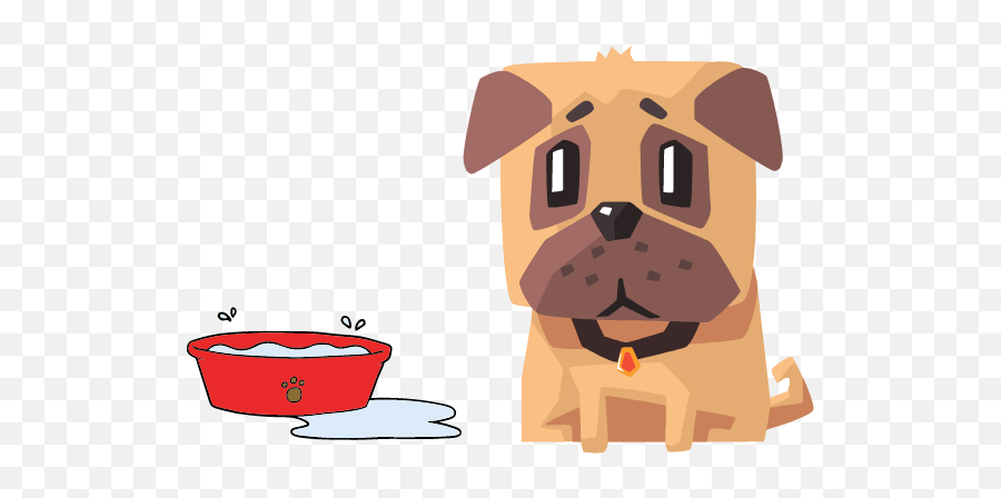 How To Tell If A Dog Is Dehydrated - Bowl Emoji,Cute Dog Thank You Emoticon