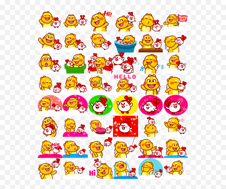 Qoobee Milky Digital Stickers - Qoobee And Milky Emoji,Qoobee Agapi Emoticon Meaning