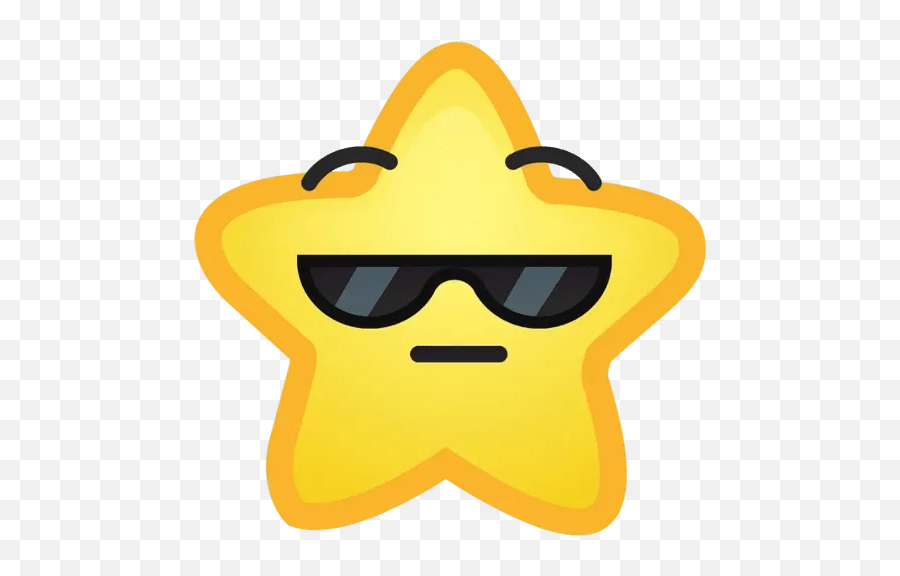 Star Smileu201d Stickers Set For Telegram - Happy Emoji,Emoji Sunglasses Clip Art