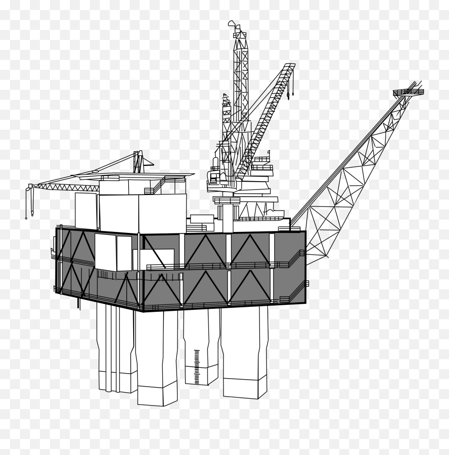 Illustration Of Oil Rig Free Image Download - Hd Oil Rig Platform Blueprint Emoji,Malcom Rig Emotions