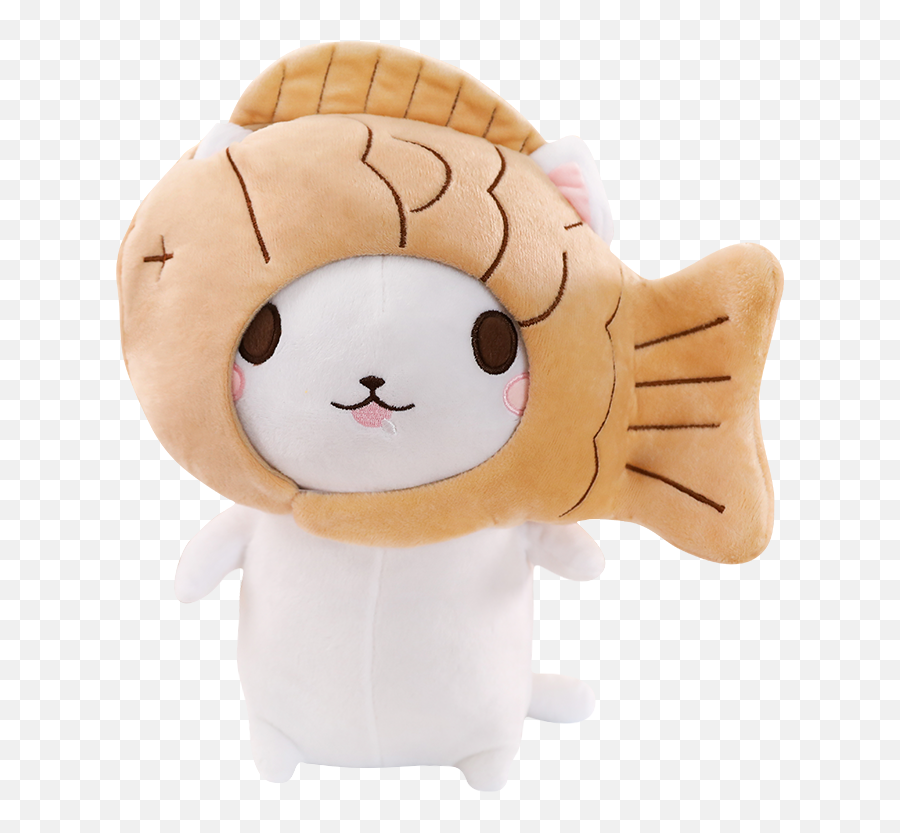 Cute Cartoon Pomfret Burn Hat Cat Plush Toy Dude - Cat Plush Hat Emoji,The Emoji Moive