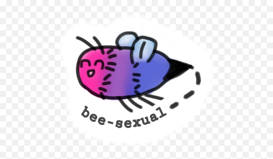 Bisexual Bee - Sexual Sticker By Micacardenastalla Dot Emoji,Sexual Emoji Art