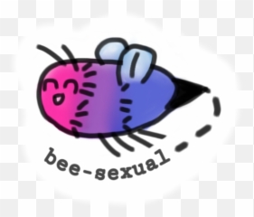 Bisexual Bee - Sexual Sticker By Micacardenastalla Dot Emoji,Sexual Emoji Art