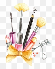 Cosmetics Brushes Png Image Background Png Arts Emoji,Emojis Png Maquillaje
