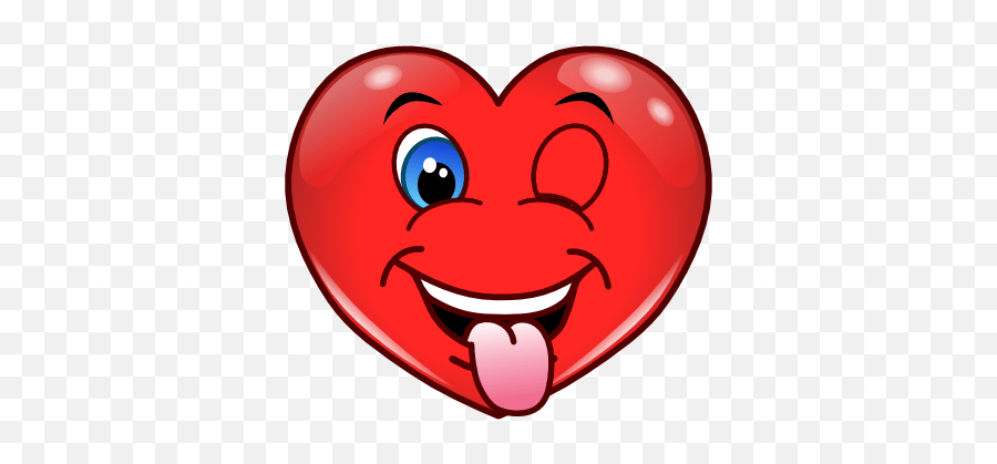 Valentineu0027s Love Stickers By Bluram Emoji,Laughing Heart Emoji