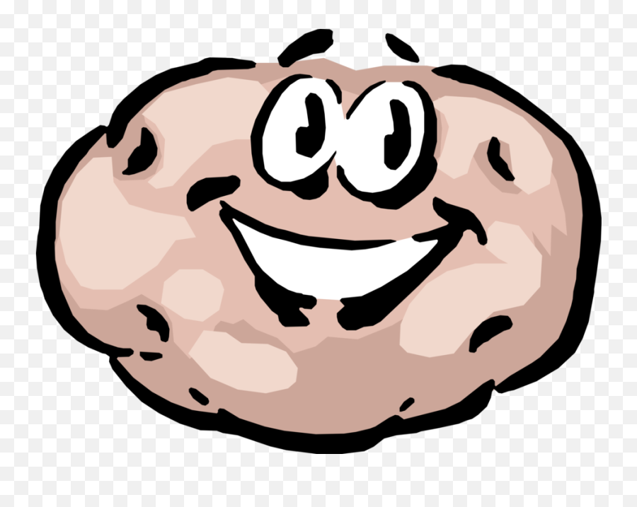 Humanoid Potato - Vector Image Happy Emoji,Potato Emoticon