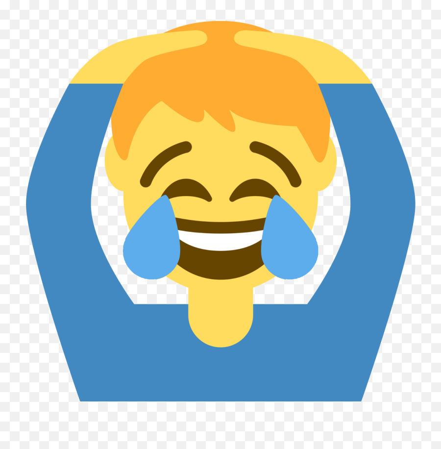 Emoji Face Mashup Bot On Twitter U200d Man Gesturing - Happy,Ok Emoji Text