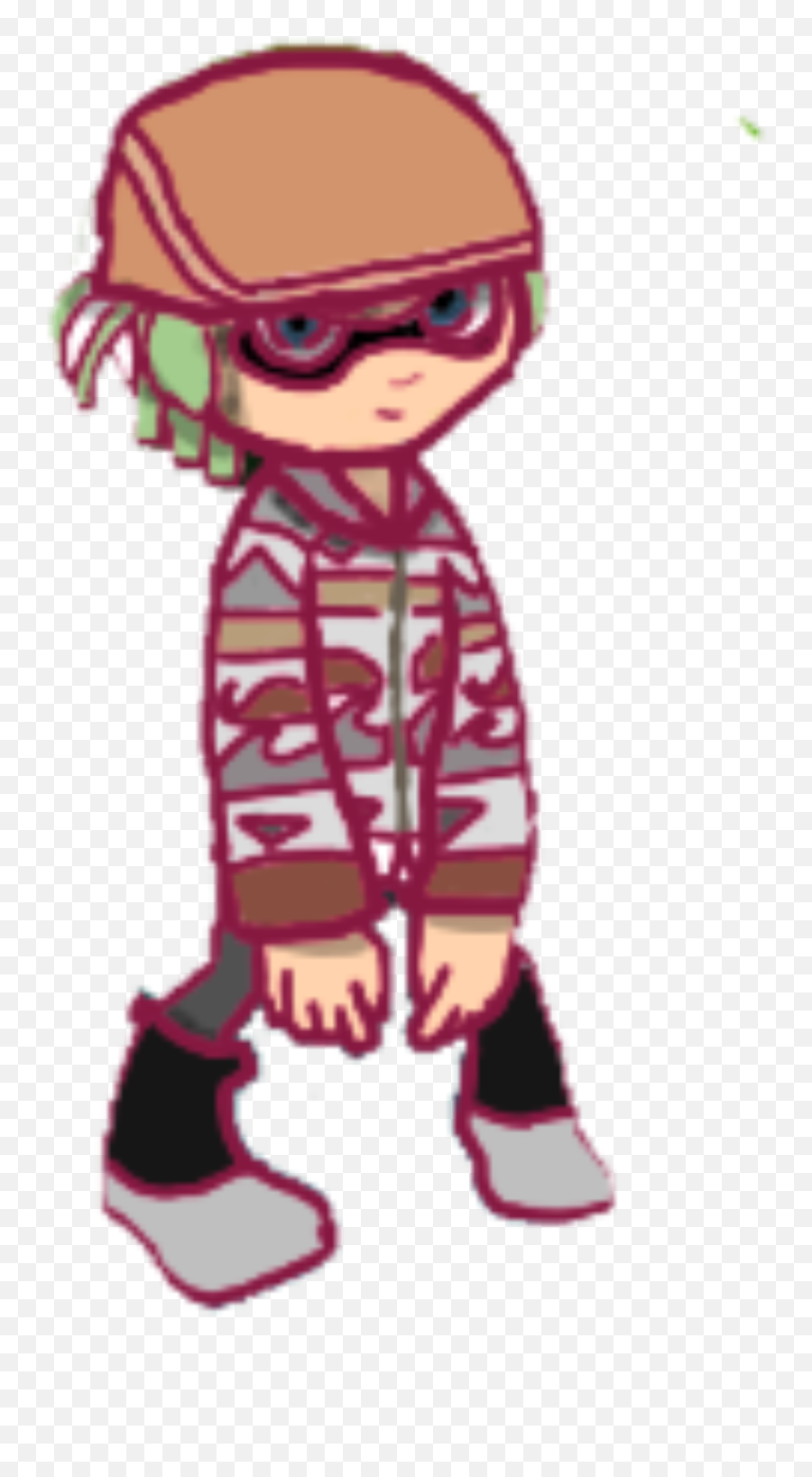 Splatoon Inkling Drawing Sticker - Fictional Character Emoji,Inkling Emoji