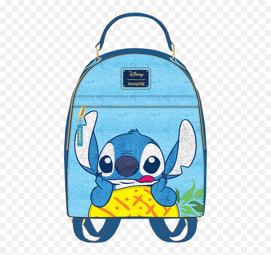 Disney Stitch Pineapple Mini Backpack - Stitch Pineapple Backpack Emoji,Li And Stitch Emotions