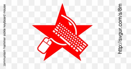 Communism Hammer Sickle Keyboard Mouse - 3 Stars Png Vector Emoji,Hammer And Sickle Made Out Of Hammer And Sickle Emojis
