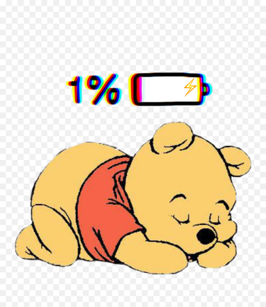 Discover Trending Winnie - Thepooh Stickers Picsart Sleeping Winni The Poo Png Emoji,What Happened In Winnie The Pooh Emojis