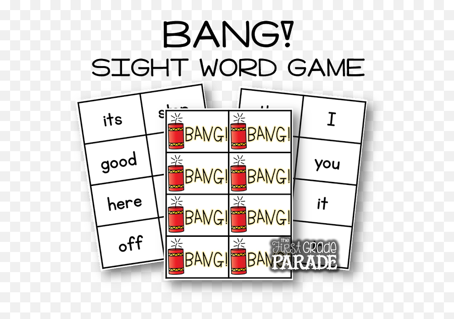Sight Word Mastery Intervention - Printable Sight Words For Bang Game Emoji,Dolch Word List Of Emotions