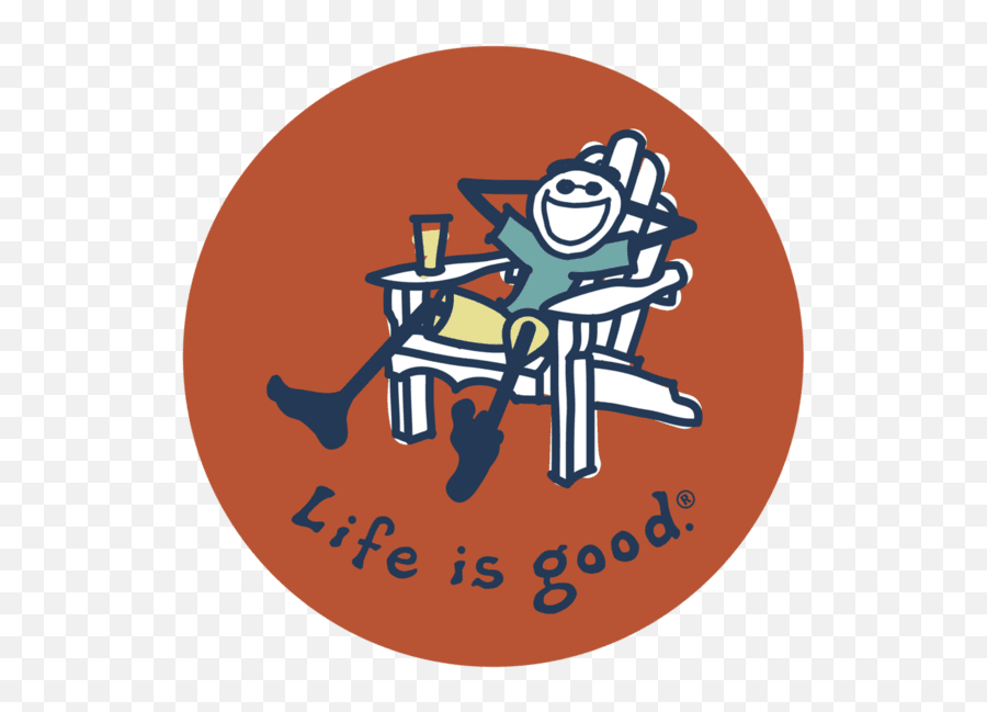 Jake Adirondack Sticker - Life Is Good Emoji,Jake The Dog Emoji