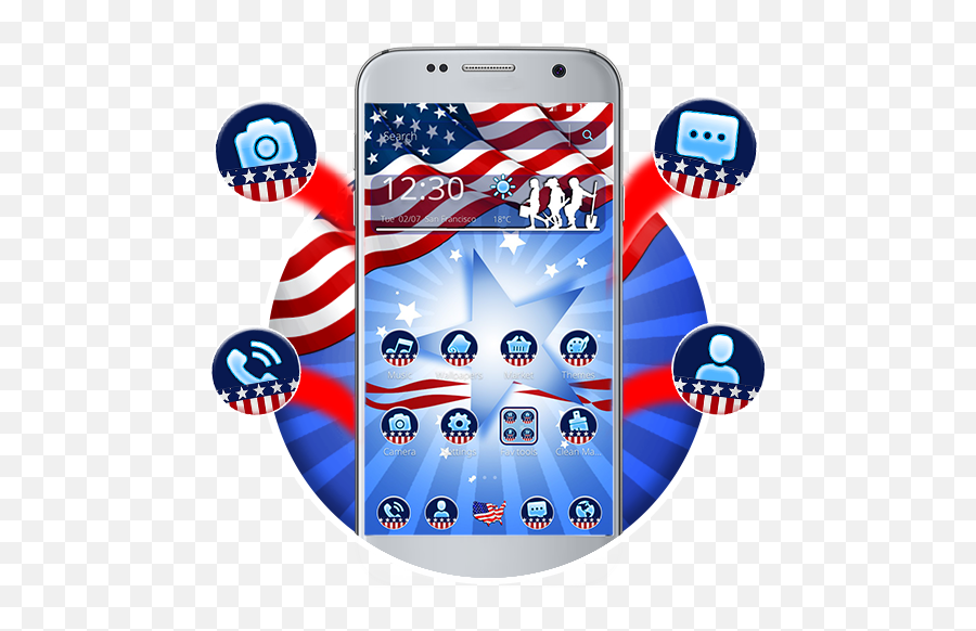 America Labour Day 2d Theme Amazones Appstore Para Android - Smartphone Emoji,Labor Day Emoji