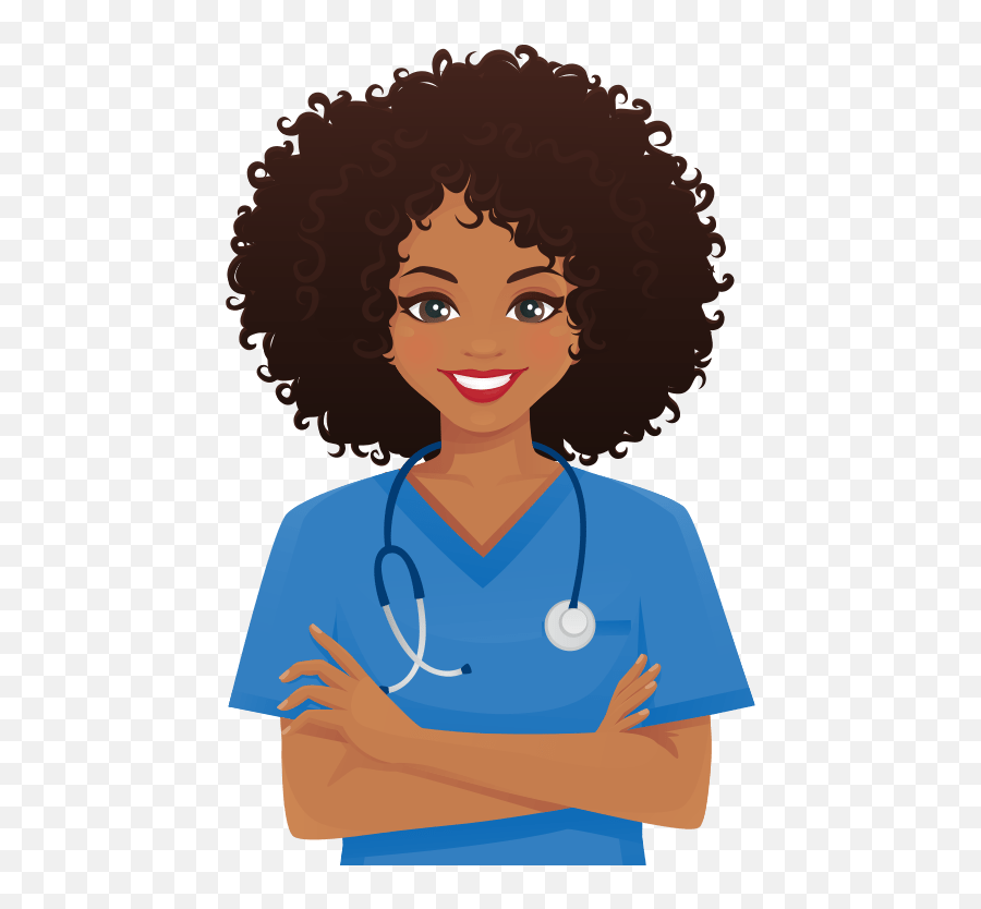 Scrub Guide - Scrubs To The Rescue Curly Hair Clipart Emoji,Nurse Uniform Color And Emotion