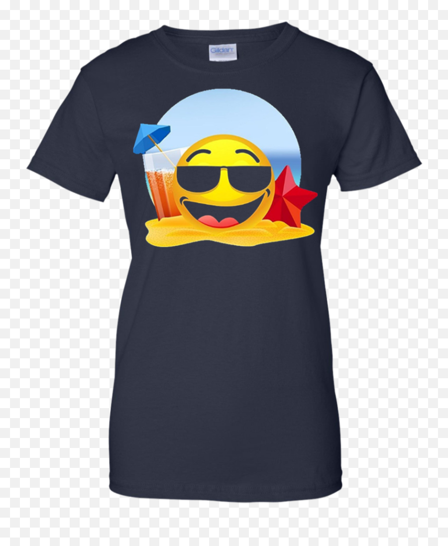 Cool Shades Emoji On Beach T Shirt Sunglasses Emoji U2013 Feedtek,Emoji With Sunglasses