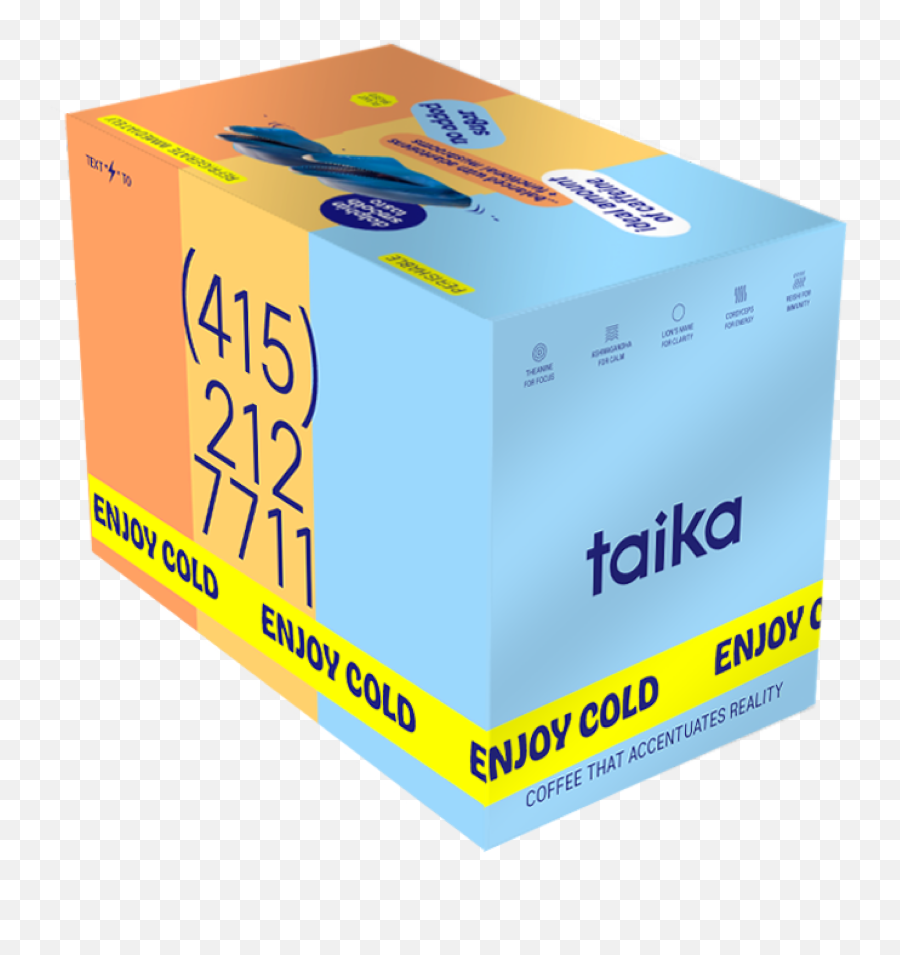 Taika Coffee Delivers Energy Without The Jitters Wellgood - Cardboard Packaging Emoji,Emoticons 
