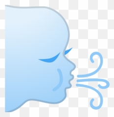 Wind With Smiley Face - Emoji,Ufe0f Emoji