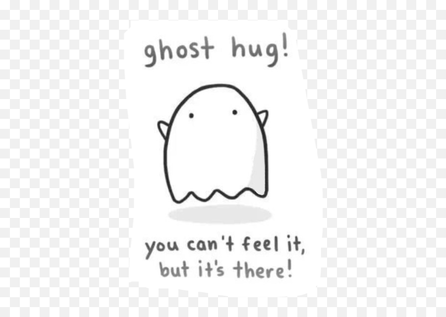 Ghost Hug Sticker - Dot Emoji,Ghost Hug Emoji
