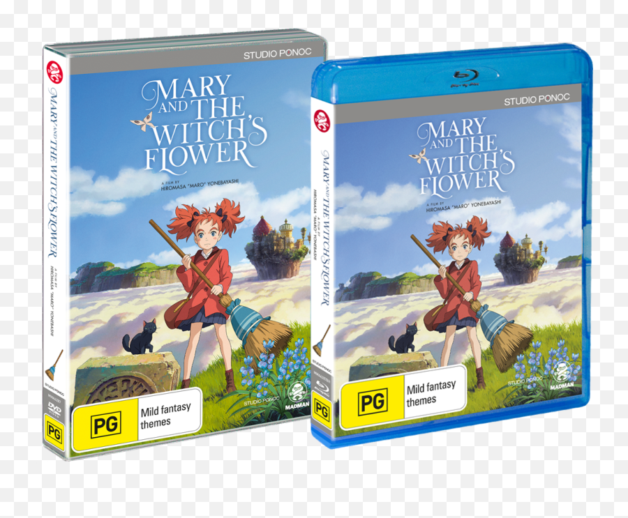 Mary And The Witchu0027s Flower - Available Now On Dvd Bluray Mary Flower Bluray Emoji,No Emotion Witch