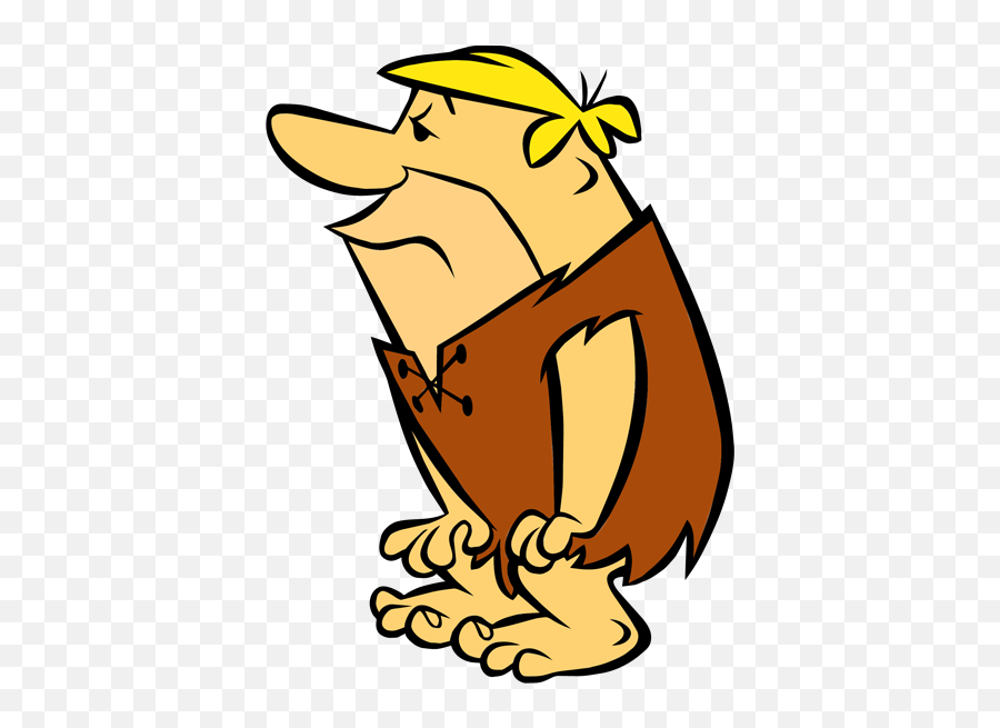 Barney Rubble Sad Clipart - Barney Rubble Sad Emoji,Barney Facebook Emoticon