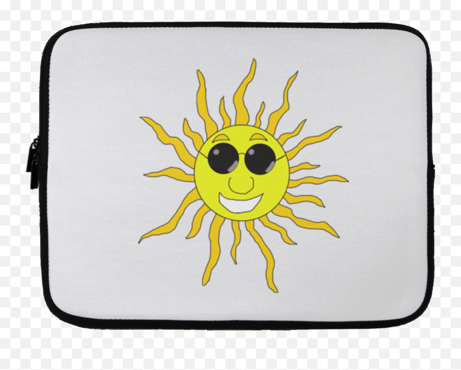 Fun Hipster Sun With Glasses Laptop - Happy Emoji,Emoticon 70s Fun Hipster Sun With Glasses Laptop - Happy Emoji,Emoticon 70s