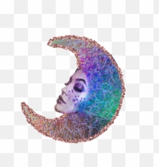 Moon Crescent Crescentmoon Sticker By Art Creations - Dot Emoji,Goodnight Emoji Art