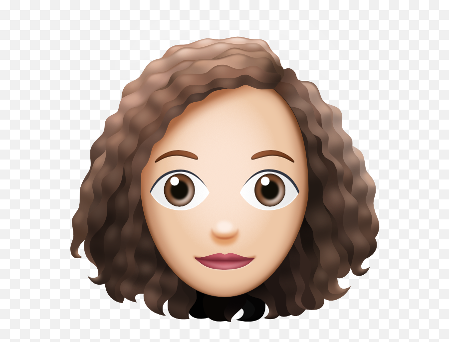 Marijn - Curly Brown Hair Woman Emoji,Lg K7 Ios Emojis