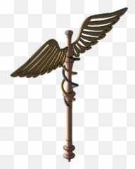 Hermes Caduceus 3d Cad Model Library Grabcad - Solid Emoji,Caduceus Emoji For Instagram