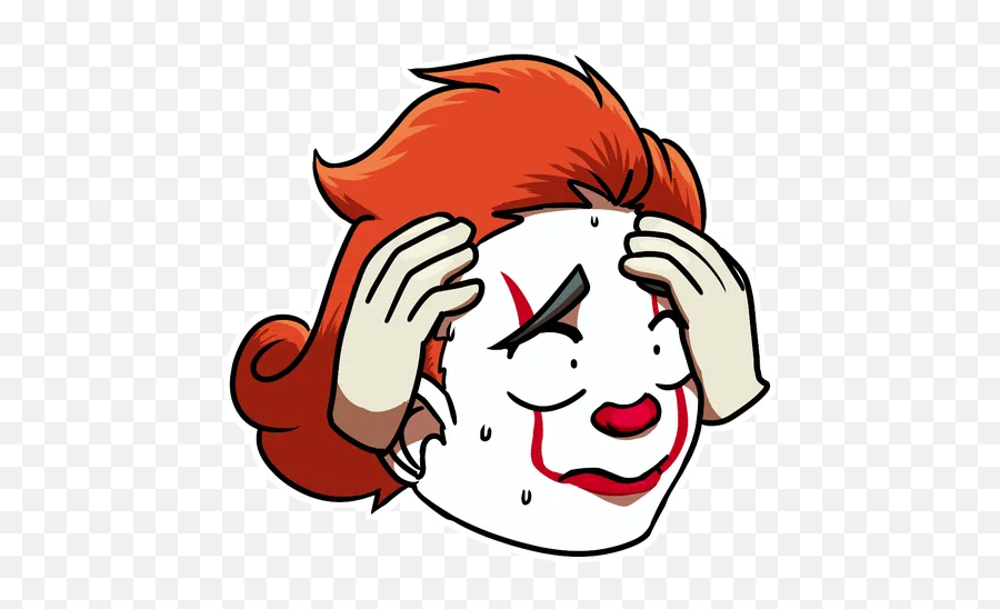 Pennywise The Dancing Clown Whatsapp Stickers - Stickers Cloud Emoji,Pennywise Emoticon