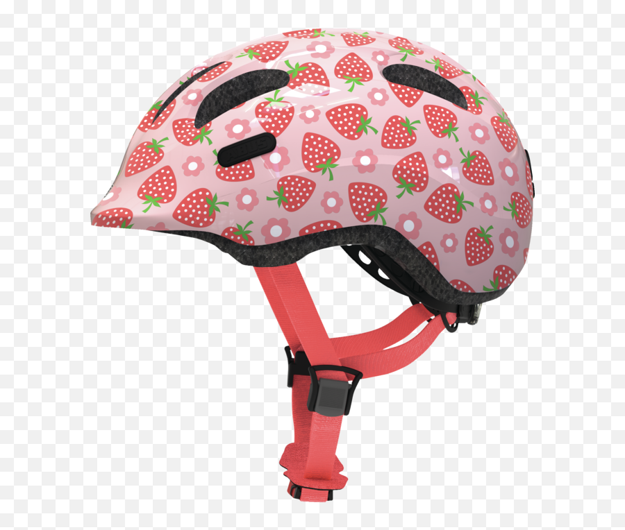 Abus Kids Bike Helmet U2013 Smiley 21 Rose Strawberry Size S Emoji,French Flag Typable Emoticon