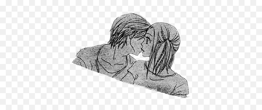 Blackandwhite Kiss Love Couple Sticker By Nekiot Emoji,Emotion From Kissing