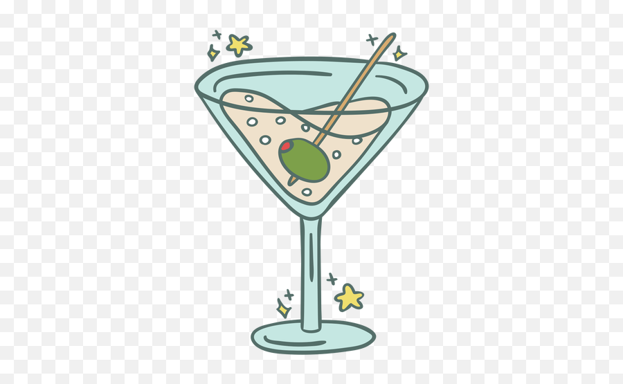 Martini Cocktail Color Stroke Transparent Png U0026 Svg Vector Emoji,Alcohol Emojis Vodka