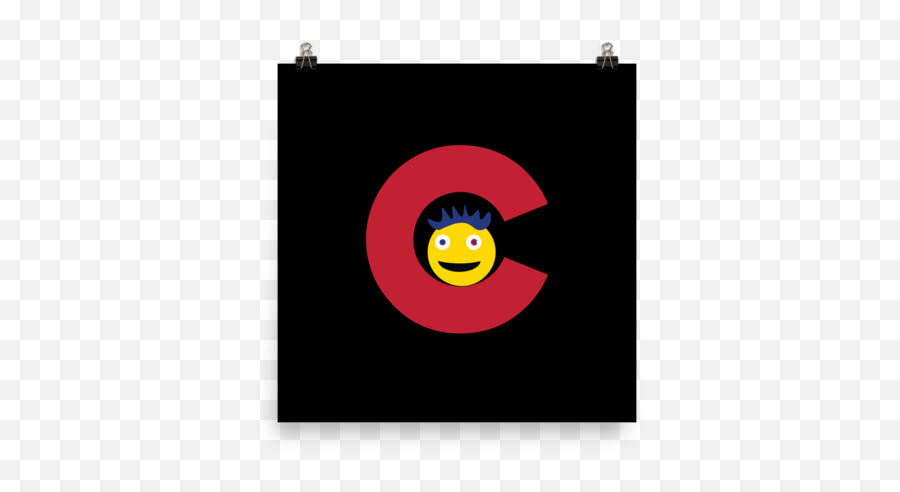 Download Hd Colorado Emoji Poster - Smiley Transparent Png,Emojis Possters