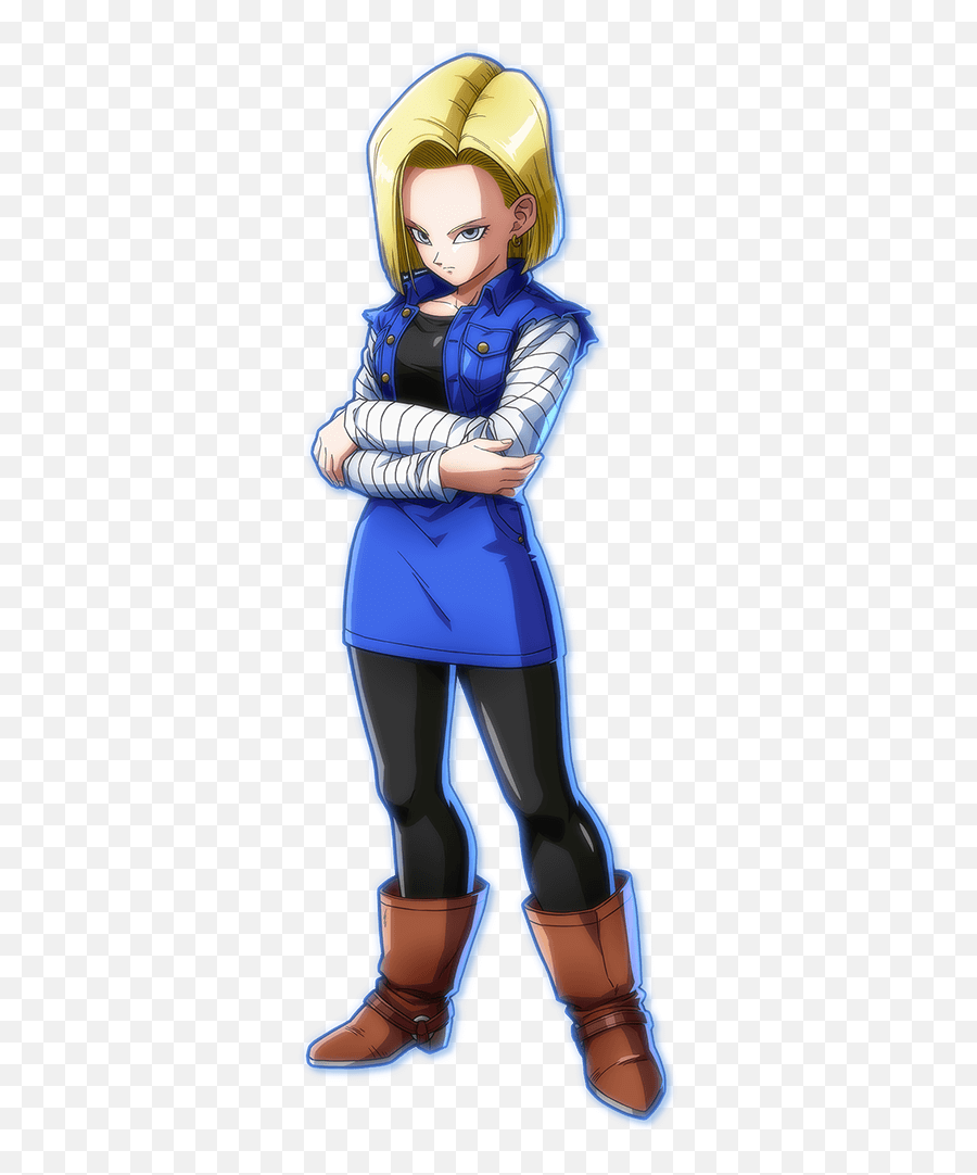 Android 18 Png Render Dragon Ball Fighterz - Renders Aiktry Android 18 Emoji,Dragon Emoji Android