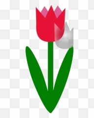 Simple Cartoon Tulip Png Svg Clip Art For Web - Download Emoji,Tulip Emoji
