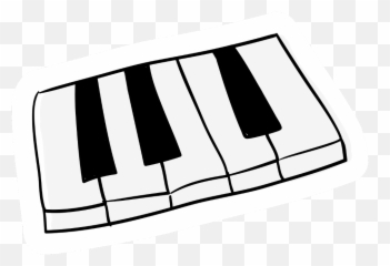 Music Sticker - Horizontal Emoji,Piano Emoji Png