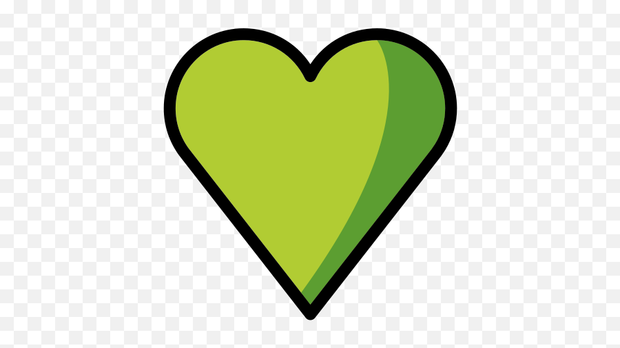 Green Heart - Horizontal Emoji,Heart Emoji Meanings
